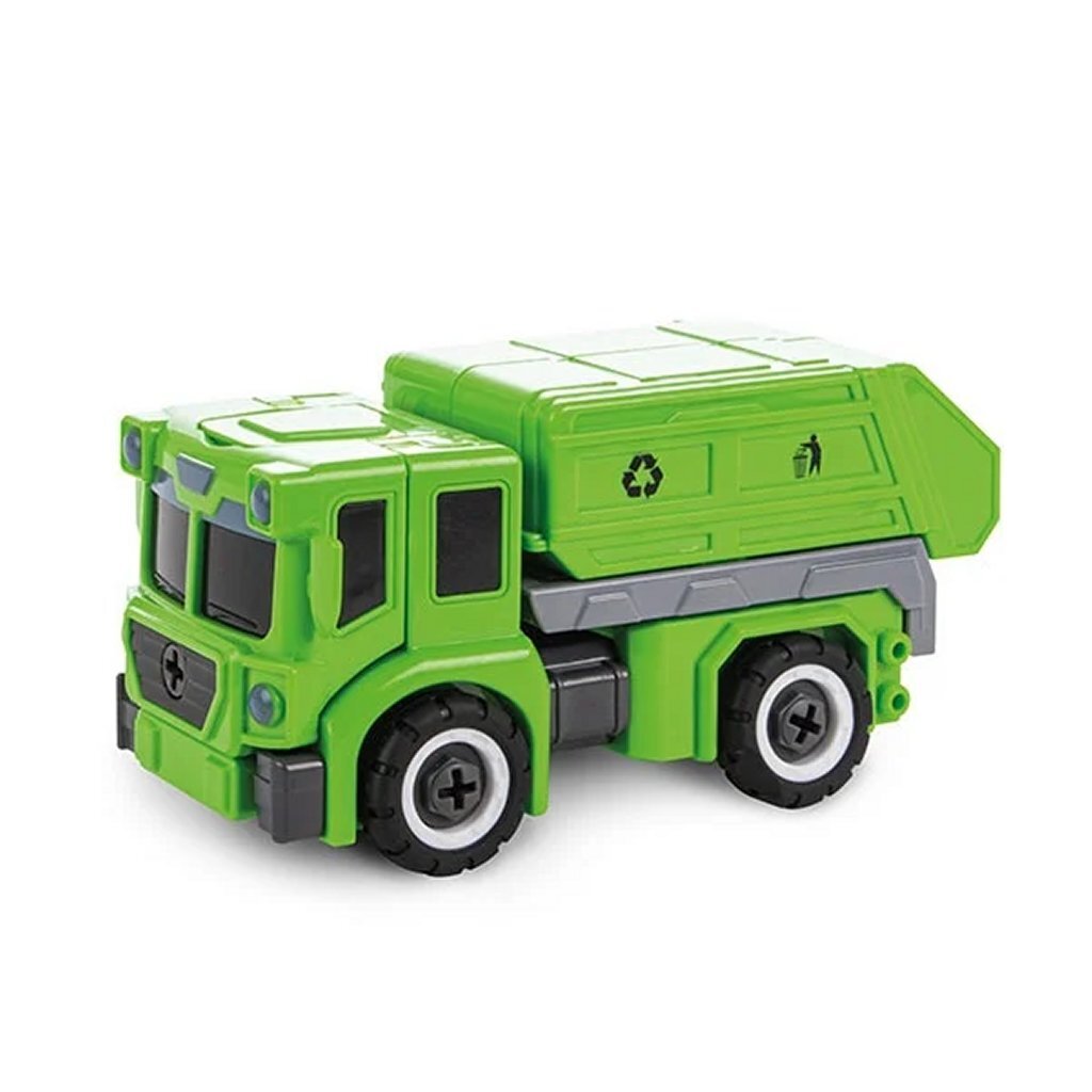 Toi-Toys - Toi-Toys Veranderrobot vuilniswagen speelgoed robot actiefiguur stadsleven.