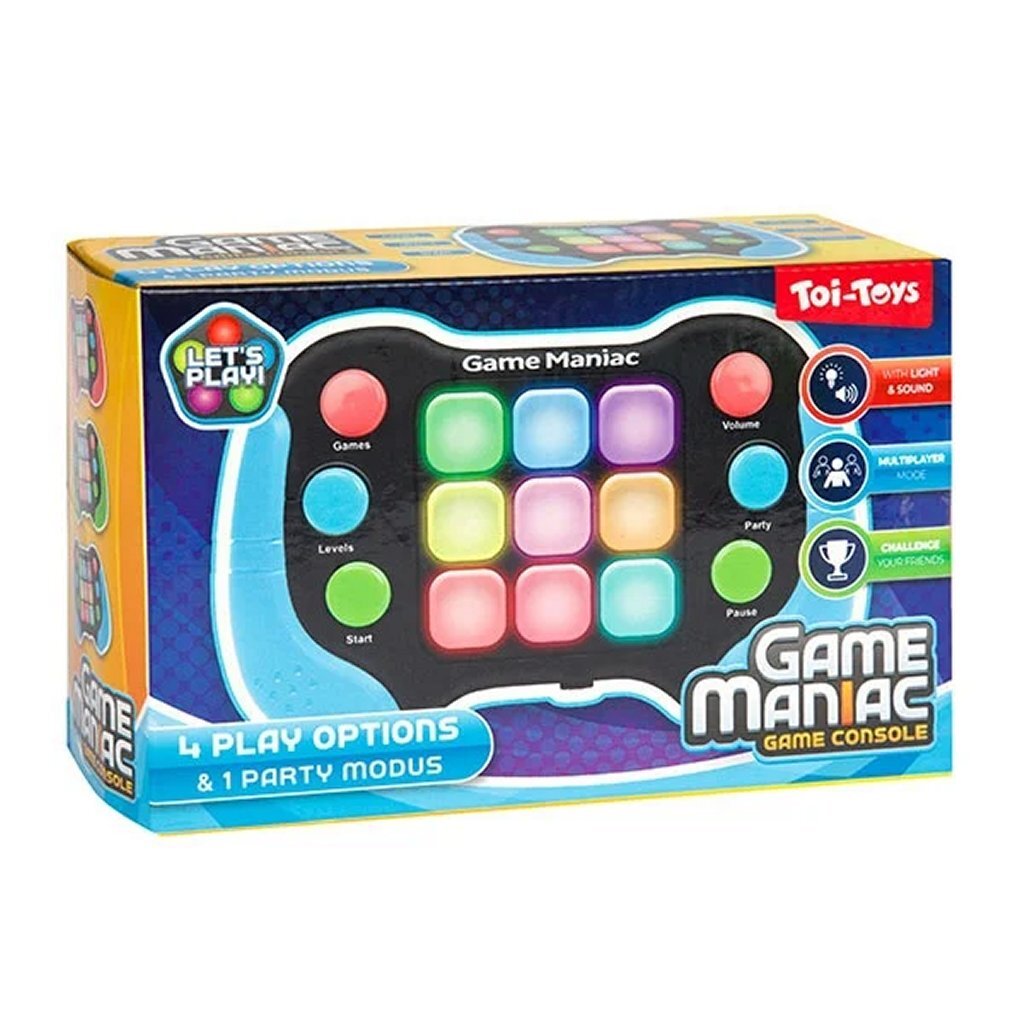 Elektronische Spel Game Maniac - Elektronische Spel Game Maniac Toi-toys 4in1 game maniac + licht en geluid