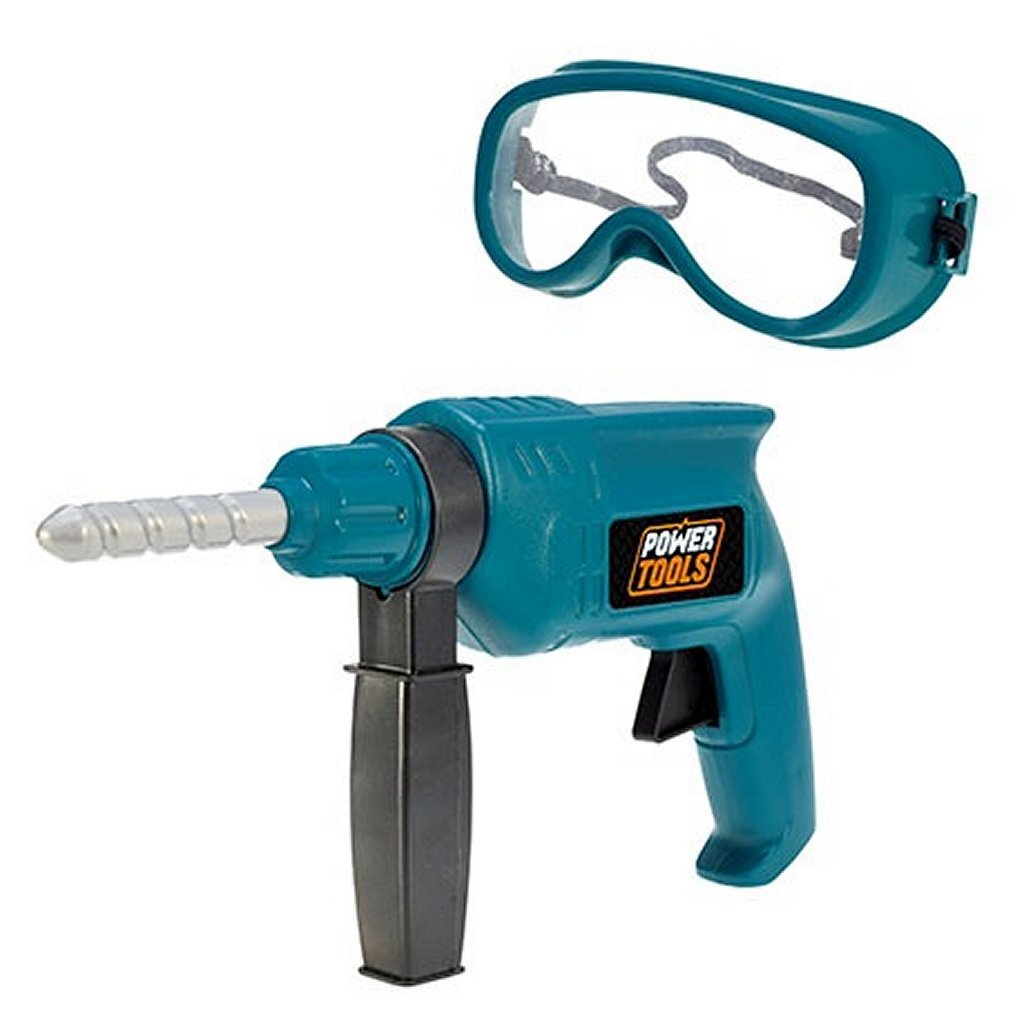 Toi-toys power tools boor met veiligheidsbril