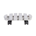 Trolley grijs rond outdoor | 4 stuks