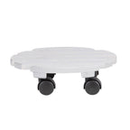 Trolley grijs rond outdoor | 4 stuks
