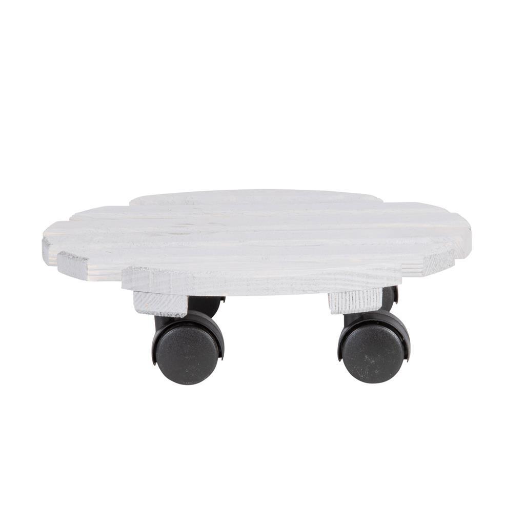 Trolley grijs rond outdoor | 4 stuks