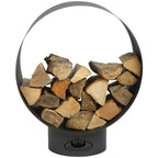 Esschert design haardhoutopslag rond ff282