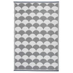 Esschert Design Esschert Design Buitenkleed 180x121 cm grijs en wit OC24