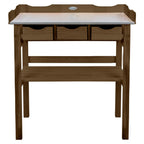 Esschert design oppottafel met lades bruin