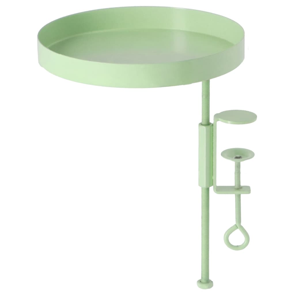 Esschert design plantenblad met klem rond m groen