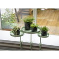 Esschert design plantenblad met klem rond m groen
