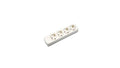 Vb 41132 tafelcontactdoos 4-voudig + ra zonder snoer wit