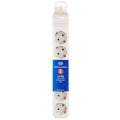 Vb 41134 tafelcontactdoos 6-voudig + ra zonder snoer wit