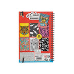 Grafix kleuren op nummer kleurboek met kleurpotloden.
