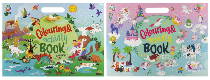 Moxy - Moxy kleur en activiteitenboek incl. stickers - 25 vellen