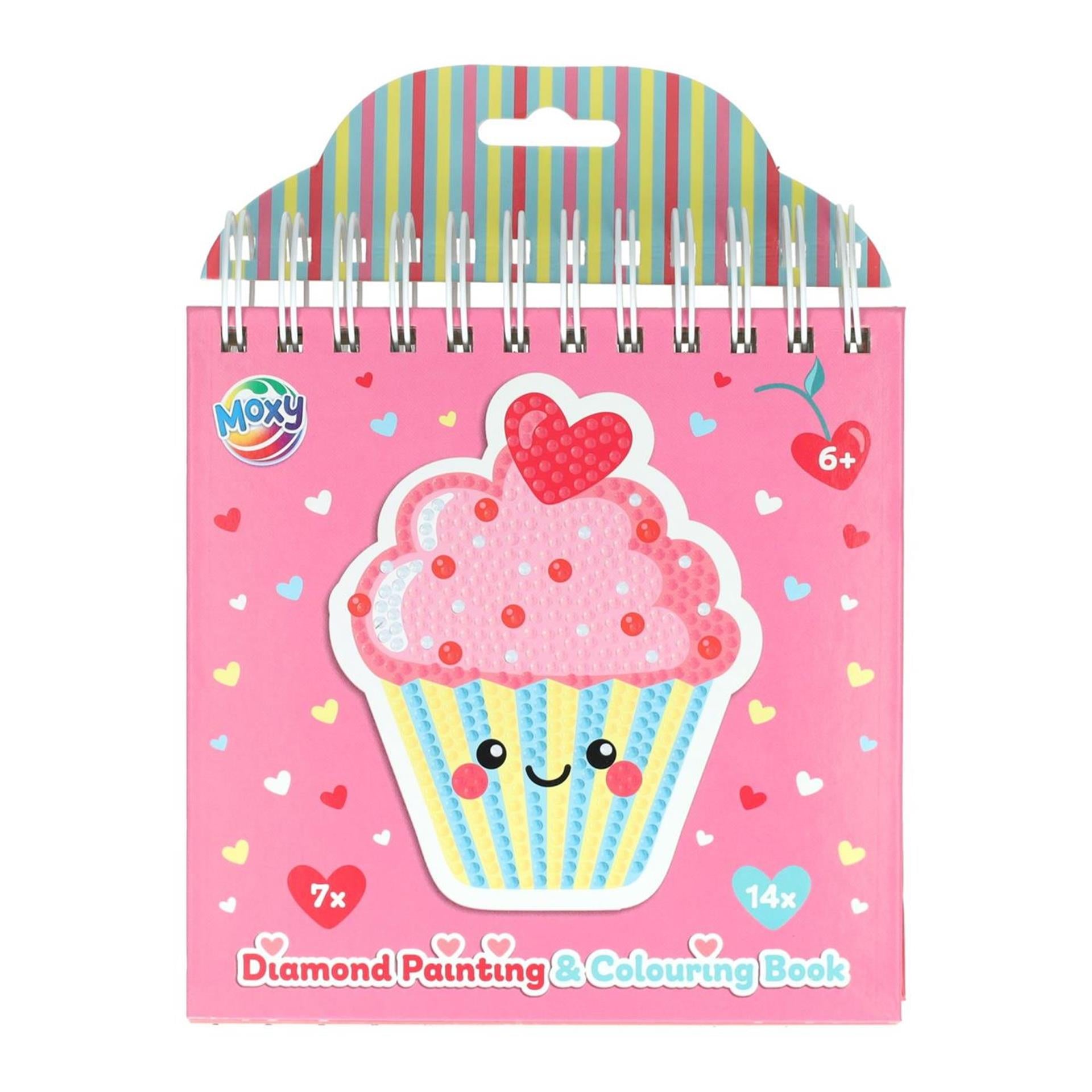 Moxy - Moxy Diamond painting & kleur boek 16x16cm