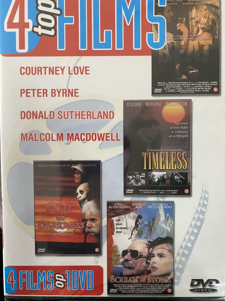 Overige Merken - Overige Merken Dvd 4 top films beat/timeless/scream of stone/out of darkness