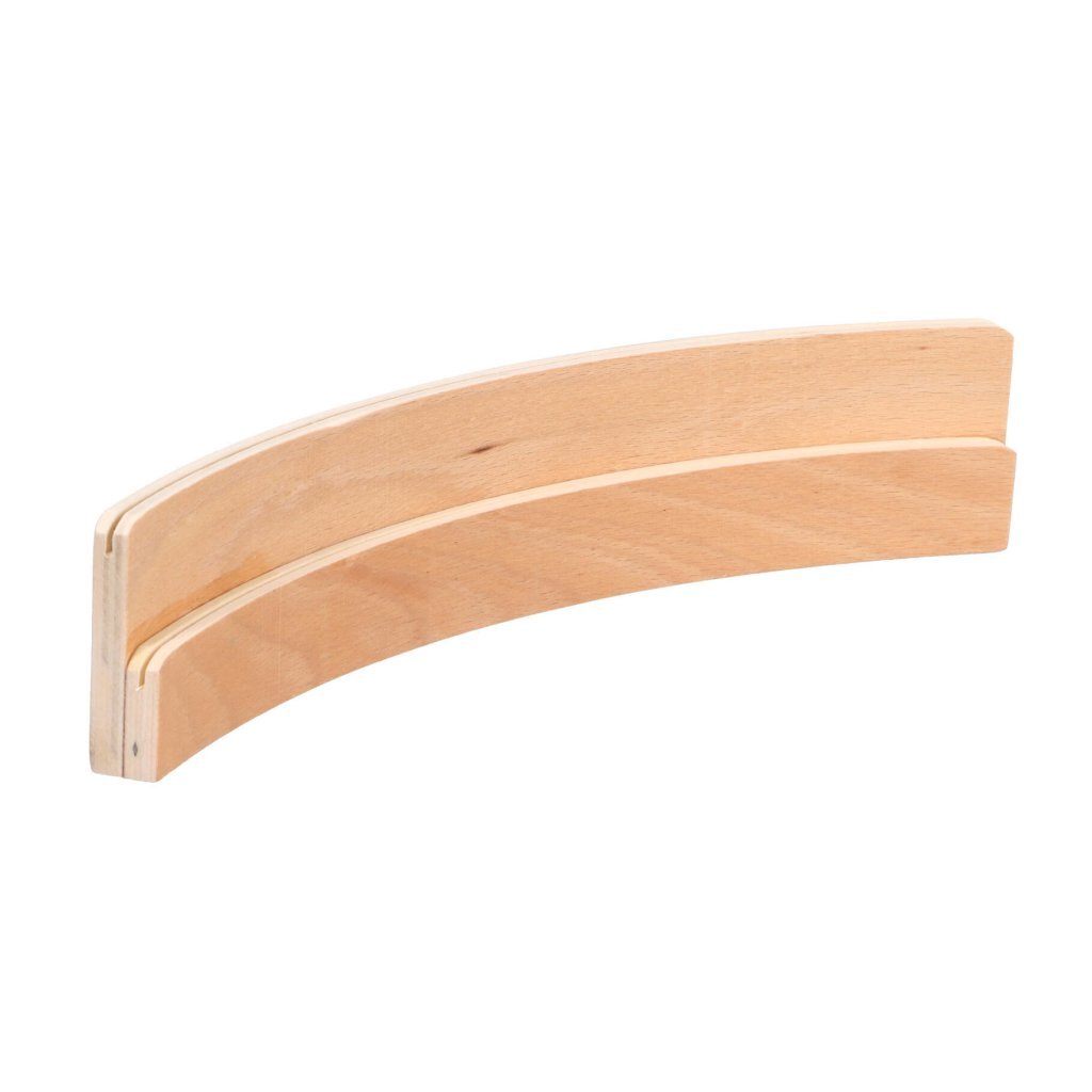 Longfield houten dubbele kaartenhouder 35 cm