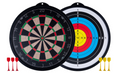 Longfield dubbelzijdig magnetisch dartboard incl. 6 pijlen