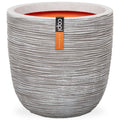 Capi bloempot nature rib 35x34 cm ivoorkleurig kofi932