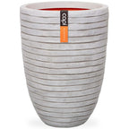 Capi bloempot nature row elegant laag 46x58 cm ivoorkleurig krwi783