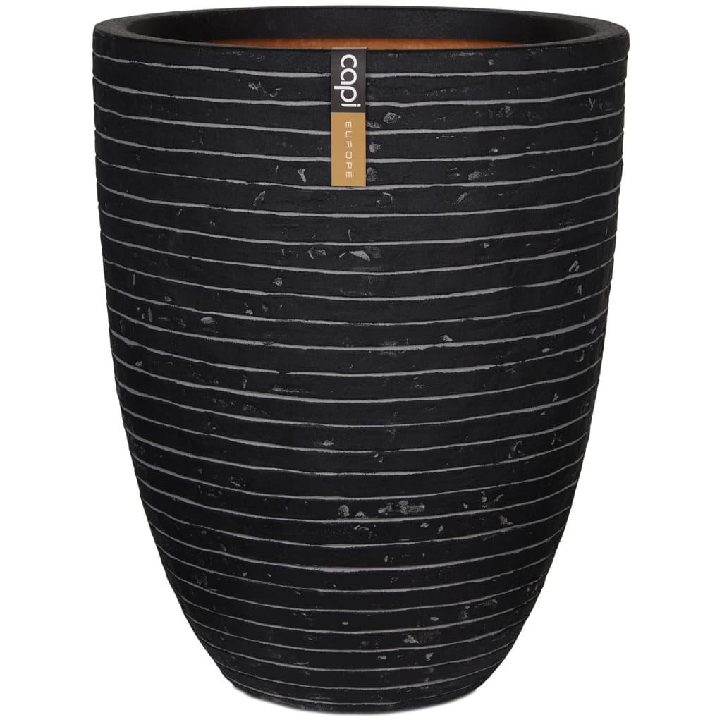 Capi bloempot nature row elegant laag 46x58 cm antraciet krwz783