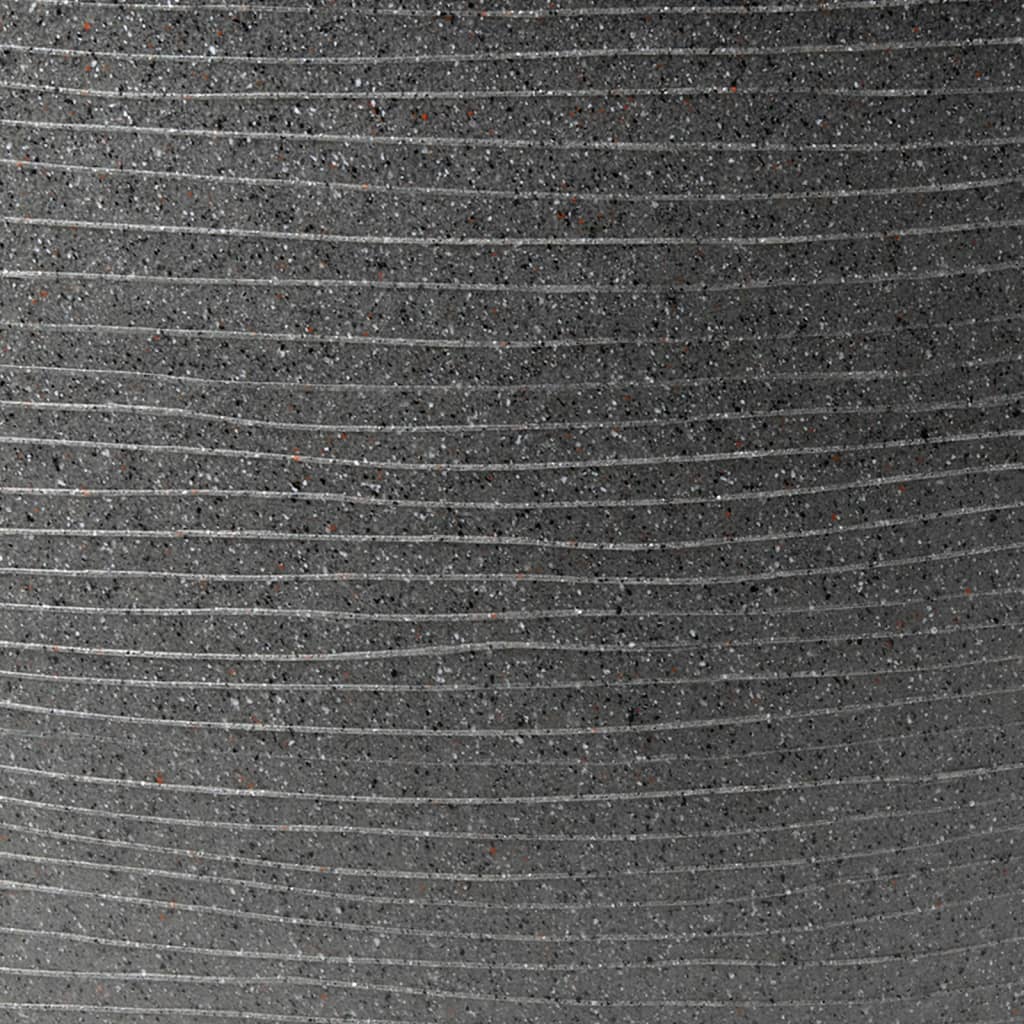 Capi bloempot arc granite laag 61x25 cm antracietkleurig