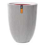 Capi bloempot groove elegant 46x58 cm ivoorkleurig