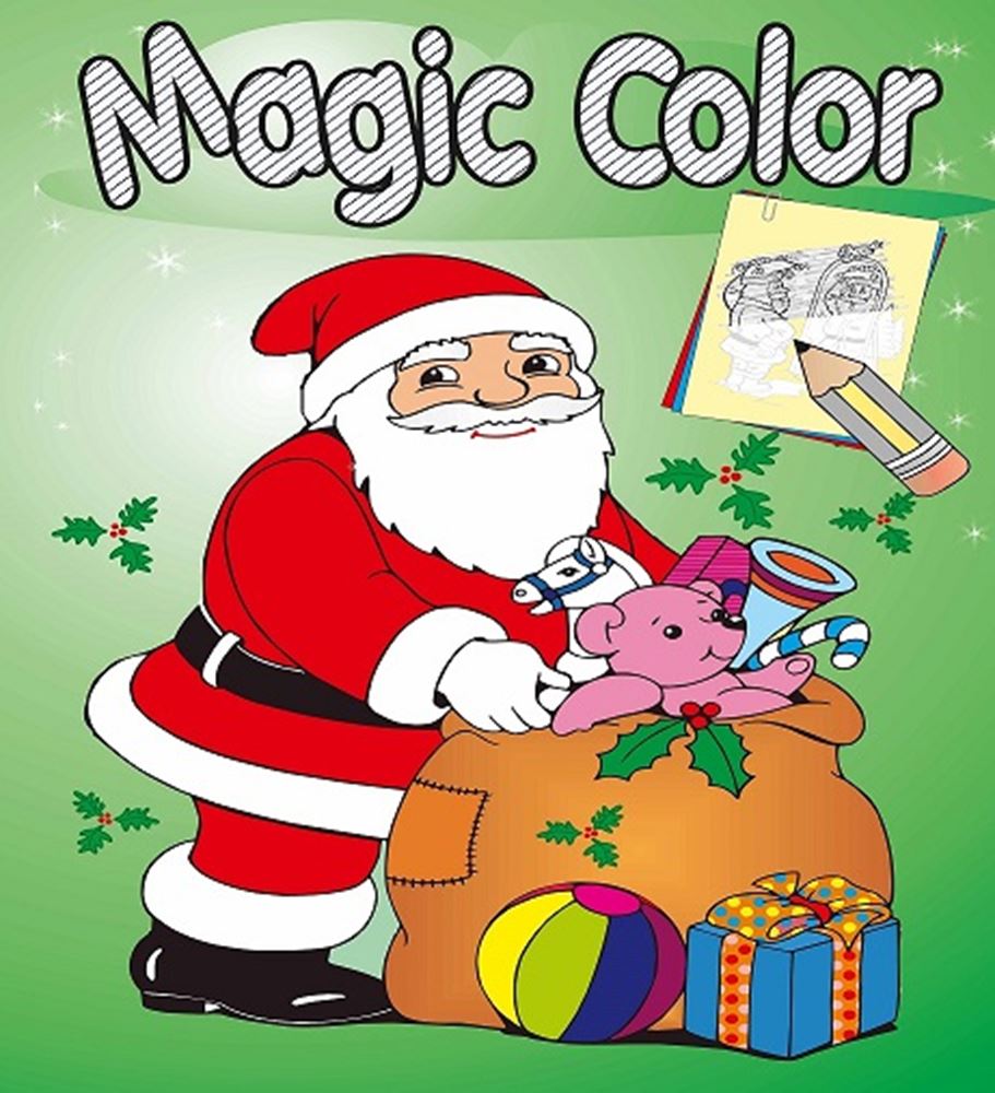 Boek specials nederland bv magic color toverblok kerst