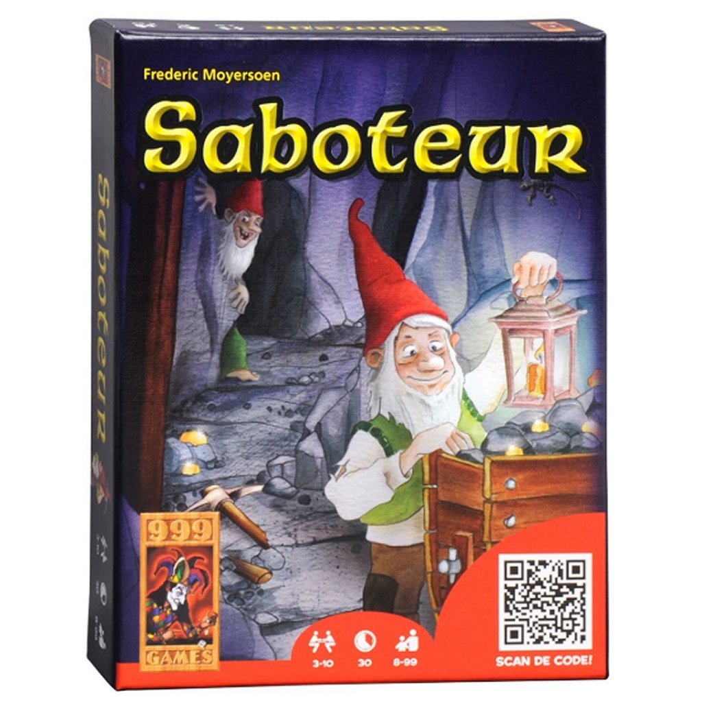 999Games - 999Games 999 games saboteur kaartspel (nederlands 3-10 spelers 30 minuten vanaf 8 spelers)