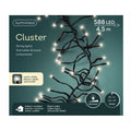 Lumineo kerstverlichting cluster warm-wit 588led