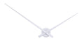 Nextime ne-2269zi wandklok dia. 85 cm, aluminium, zilver, hands