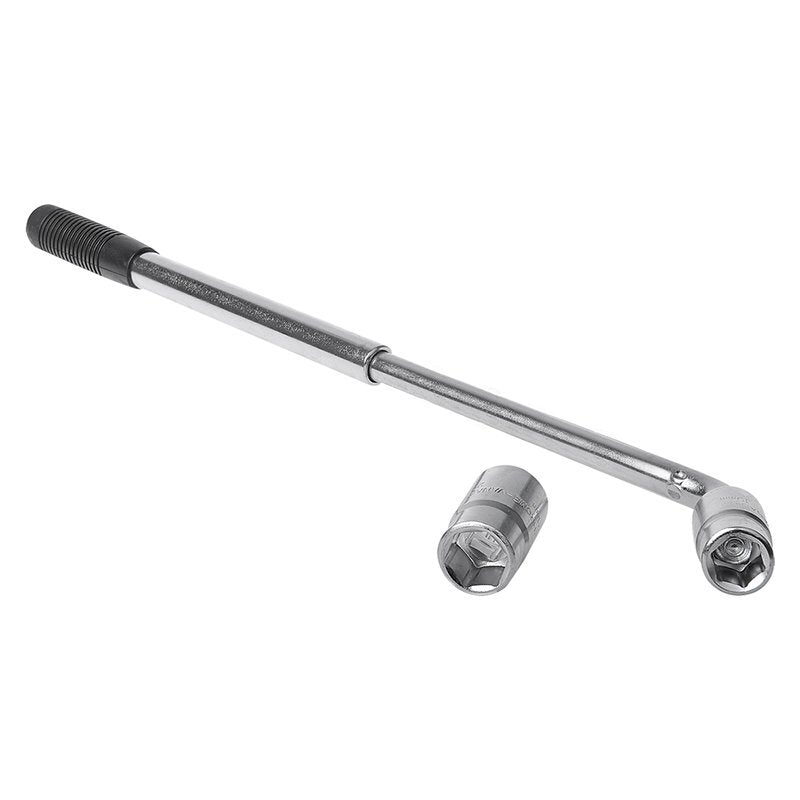 Proplus telescopische wielmoersleutel - uitschuifbare hefboom - chroom-vanadium - 17-23 mm