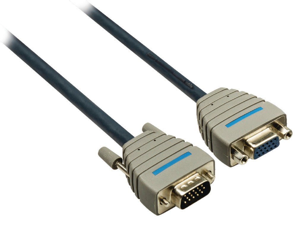 Ngk bandridge vga verleabel vga male naar vga female 15-pins 2 m blauw | 1 stuks - bcl1002 - bcl1002