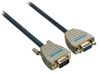 Ngk bandridge vga verleabel vga male naar vga female 15-pins 2 m blauw | 1 stuks - bcl1002 - bcl1002