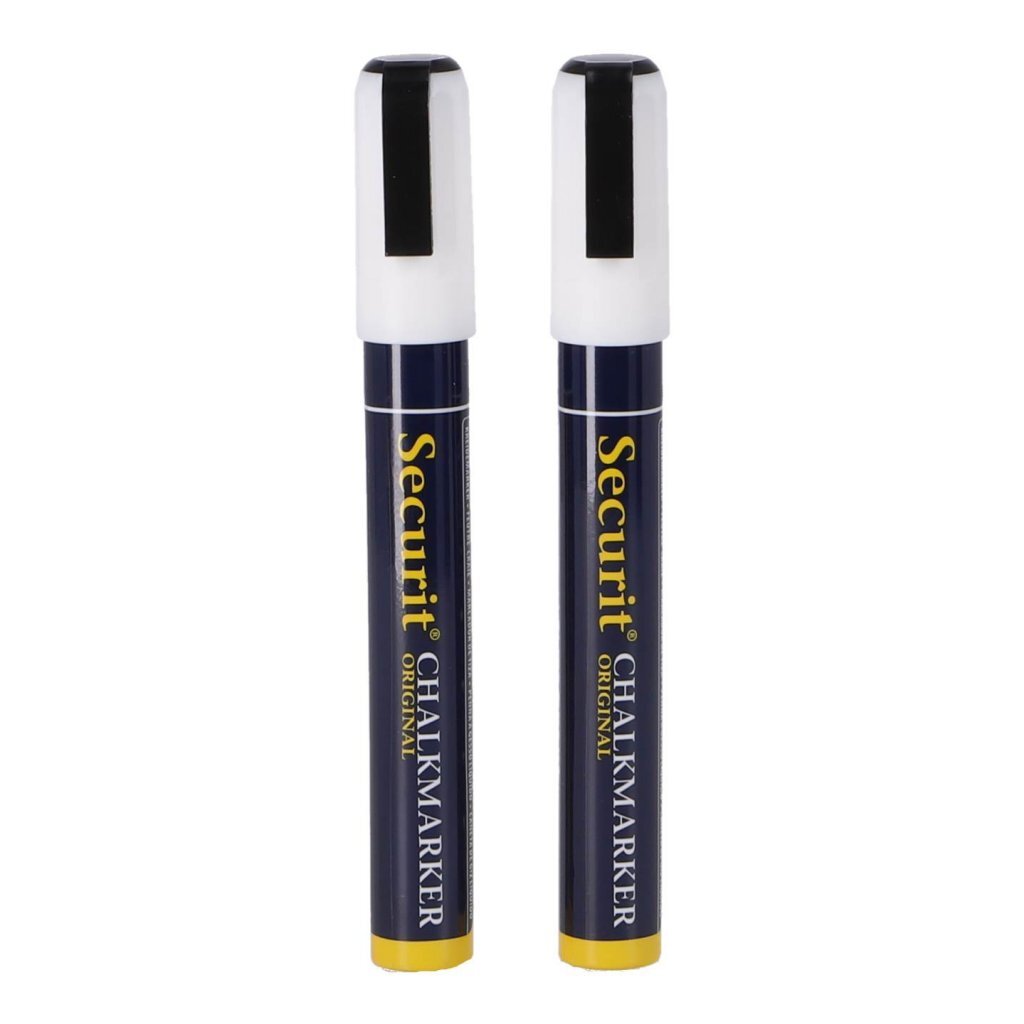 Quantore - Quantore Securit krijtstiften 2-6 mm wit 2 stuks