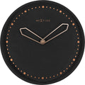 NeXtime NeXtime NE-3197ZW Wandklok Dia. 35 Cm, Polyresin, Zwart