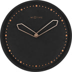 NeXtime NeXtime NE-3197ZW Wandklok Dia. 35 Cm, Polyresin, Zwart