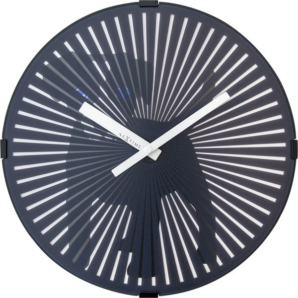 Nextime ne-3225 wandklok dog ø30,5 plastic motion
