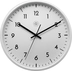 Nextime nxt easy big – wandklok – 30 cm – plastic – wit – stil