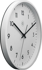 Nextime nxt easy big – wandklok – 30 cm – plastic – wit – stil