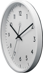 Nextime nxt easy big – wandklok – 30 cm – plastic – wit – stil