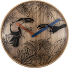 Nextime ne-3230 wandklok tropica ø40 hout