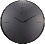 Nextime ne-3235zw wandklok glamour ø40 metaal zwart