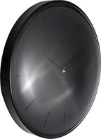 Nextime ne-3235zw wandklok glamour ø40 metaal zwart