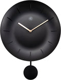 Nextime nx-7339zw wandklok nxt bowl ø 30 cm zwart