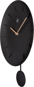 Nextime nx-7339zw wandklok nxt bowl ø 30 cm zwart