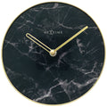 Nextime ne-5222zw tafelklok marble table dia 20cm glas zwart
