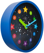 Nextime nx-7356 wandklok nxt apollo dia 30cm kunststof blauw