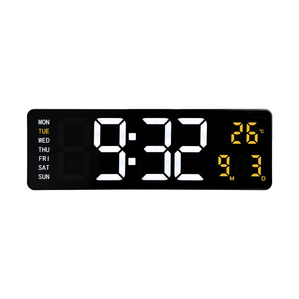 NeXtime - NeXtime ne-3322 wandklok super digi 388x129 cm