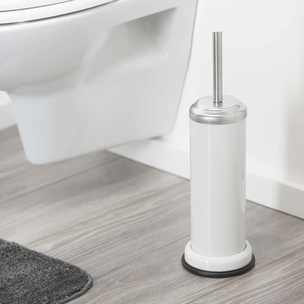 Sealskin toiletborstel met houder acero wit 361730510