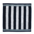 Laura ashley keukendoek midnight stripe 50x50 cm donkerblauw