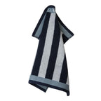 Laura ashley keukendoek midnight stripe 50x50 cm donkerblauw