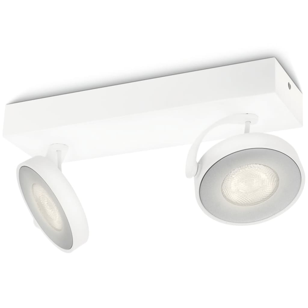 Philips led philips clockwork opbouwspot - 2-lichts - wit